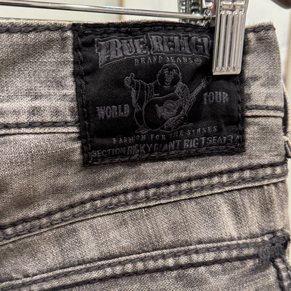 True Religion Charcoal Bootcut Jeans